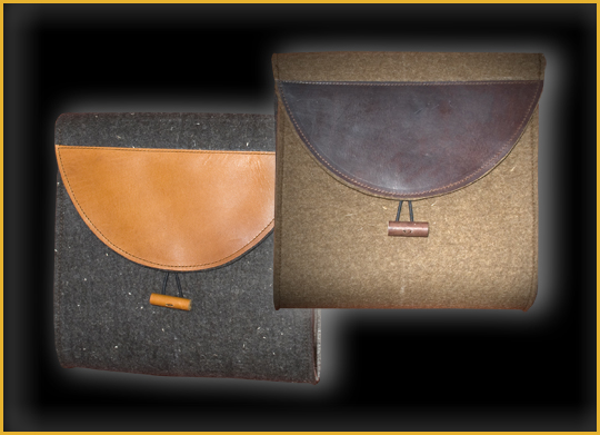 Wollfilz-Ledertaschen