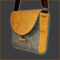 umhängetasche antik-leder   NEU