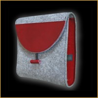 umhängetasche grau leder