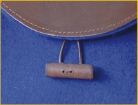 juwel wollfilz-ledertasche blau