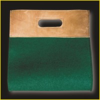 clutchbagg dunkelgrün