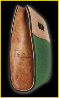 clutchbagg dunkelgrün